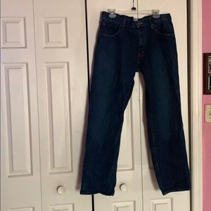 Men’s dark wash jeans
